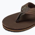 Papuci de plajă Rip Curl Revival Leather Open Toe pentru bărbați, maro 7