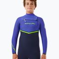 Costum de înot pentru copii Rip Curl Flashbomb 3/2 mm Chest Zip wild berry 4