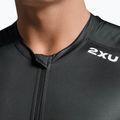 Tank top de ciclism pentru bărbați 2XU Core Tri Tank black/white 5