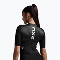 Combinezon de triatlon pentru femei 2XU Aero Hex Sleeved black/white 4