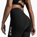 Pantaloni scurți de triatlon pentru femei2XU Core Tri 6" black/white 6