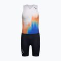 Combinezon de triatlon pentru bărbați 2XU Core nebula blaze/midnight 7