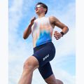 Combinezon de triatlon pentru bărbați 2XU Core nebula blaze/midnight 8