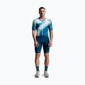 Combinezon de triatlon pentru bărbați 2XU Aero Hex Sleeved jelly mint/majol