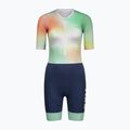 Combinezon de triatlon pentru femei 2XU Aero Hex Sleeved jelly mint/majol 9