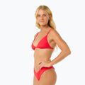 Partea de sus a costumului de baie   Rip Curl Premium Surf Fixed Tri hibiscus red 4