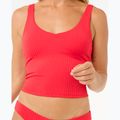 Partea de sus a costumului de baie Rip Curl Premium Surf Tankini hibiscus red 4