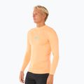 Longsleeve de înot pentru bărbați Rip Curl Waves UPF Performance mandarin zest 4