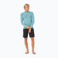 Longsleeve de înot pentru bărbați Rip Curl Raw Energy UPF Performance blue lagoon 2