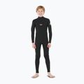 Costum de înot pentru copii Rip Curl Dawn Patrol 3/2 mm Back Zip black