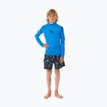 Bluză cu mânecă lungă pentru înot pentru copii Rip Curl Waves Upf blue gum 2