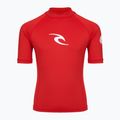 Tricou de înot pentru copii Rip Curl Waves Upf lava red