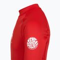 Tricou de înot pentru copii Rip Curl Waves Upf lava red 5