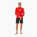 Bluză cu mânecă lungă pentru înot bărbați Rip Curl Waves Upf Perf lava red 2