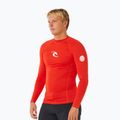 Bluză cu mânecă lungă pentru înot bărbați Rip Curl Waves Upf Perf lava red 4