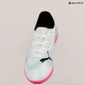 Încălțăminte de fotbal pentru copii PUMA Future 7 Play IT puma white/puma black/poison pink 10