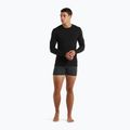 Bluză termică pentru bărbați icebreaker Merino 150 Anatomica Crewe black 2