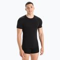 Tricou de trekking pentru bărbați icebreaker Anatomica Crewe black