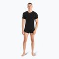 Tricou de trekking pentru bărbați icebreaker Anatomica Crewe black 2