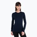 Longsleeve termoactiv pentru femei icebreaker 260 Tech Crewe midnight navy