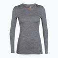 Bluză termică damă icebreaker 200 Oasis Crewe gritstone heather 5
