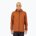 Hanorac pentru bărbați Mons Royale Arcadia Merino Fleece Hoody ginger