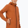 Hanorac pentru bărbați Mons Royale Arcadia Merino Fleece Hoody ginger 5