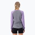Bluză termică damă Mons Royale Icon Raglan grey heather/ lupin 3