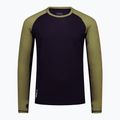 Longsleeve termoactiv pentru bărbați  Mons Royale Temple Merino fern/black 3
