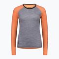Bluză termică damă Mons Royale Bella Tech grey heather/punch 3