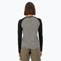 Bluză termică damă Mons Royale Icon Raglan mr stripe/black 2