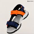 Sandale pentru juniori Geox Borealis ocean blue/orange 9