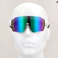 Ochelari de soare Red Bull SPECT Stun shiny white/smoke with purple-green mirror 9