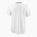 Wilson Team II Crew tricou de tenis pentru bărbați roșu și alb WRA794002 2