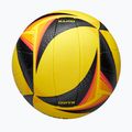 Minge de volei Wilson OPTX AVP VB Game black/yellow mărimea 5 6