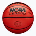 Minge de baschet Wilson NCAA Legend orange/black mărimea 6 6