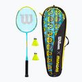 Set de badminton pentru copii Wilson Minions 2.0 black/yellow