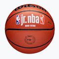 Minge de baschet pentru copii Wilson NBA JR Fam Logo Indoor Outdoor brown mărime 5 5
