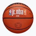 Minge de baschet pentru copii Wilson NBA JR Fam Logo Authentic Outdoor brown mărime 5 5