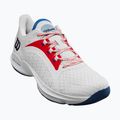 Încălțăminte de padel pentru bărbați Wilson Hurakn Pro white/wilson red/deja vu blue 8