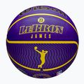 Minge de baschet Wilson NBA Player Icon Outdoor Lebron blue mărime 7 7