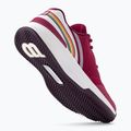 Pantofi de tenis pentru femei Wilson Intrigue Pro Clay W RG beaujolais/ alb/ prună perfect 4