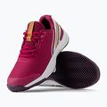 Pantofi de tenis pentru femei Wilson Intrigue Pro Clay W RG beaujolais/ alb/ prună perfect 10