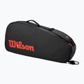 Geantă de tenis Wilson Clash V3 Super Tour 3PK black/ infrared