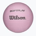 Minge de volei Wilson Soft Play pink mărimea 5