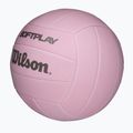 Minge de volei Wilson Soft Play pink mărimea 5 3