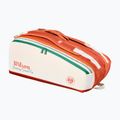 Geantă de tenis Wilson Roland Garros Super Tour 9Pk 2026 cream/clay/green