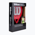 Rachetă de padel + 3 mingi Wilson Optix XP Padel Kit Box red 2