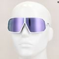 Ochelari de soare UVEX Sportstyle 237 white matt/mirror lavender 7