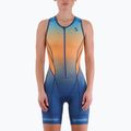Combinezon de triatlon pentru femei Synergy Pro Sleeveless Racerback Trisuit orange wave